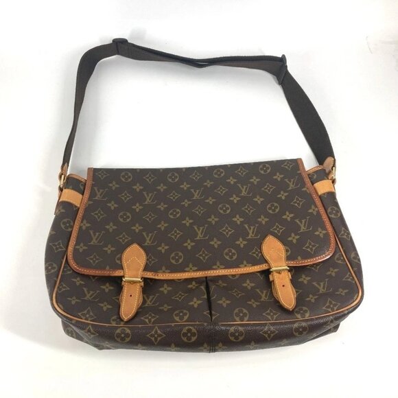 LOUIS VUITTON M42249 Monogram GibeciereGM Crossbody Messenger Bag Shoulder Bag - Picture 2 of 12